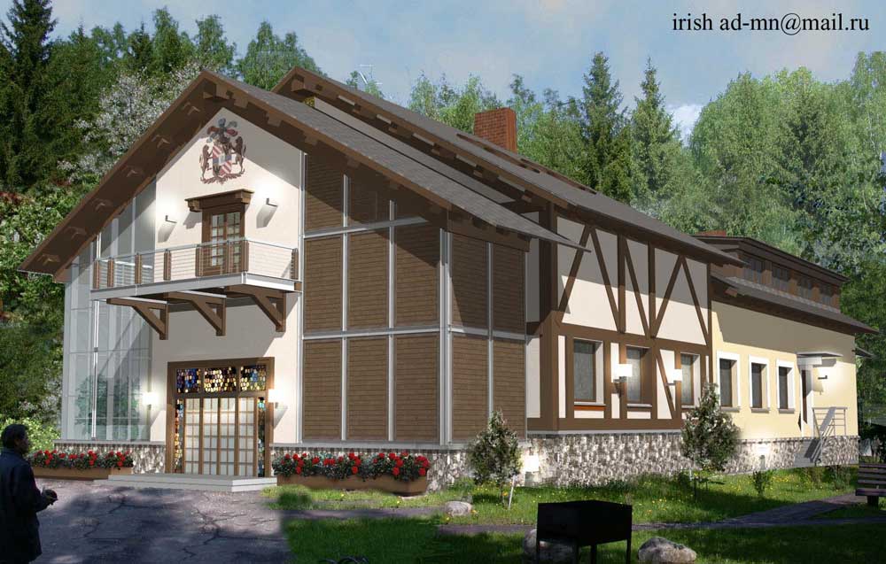 Architectural Home Design — "Irish" — Moscow, Russia