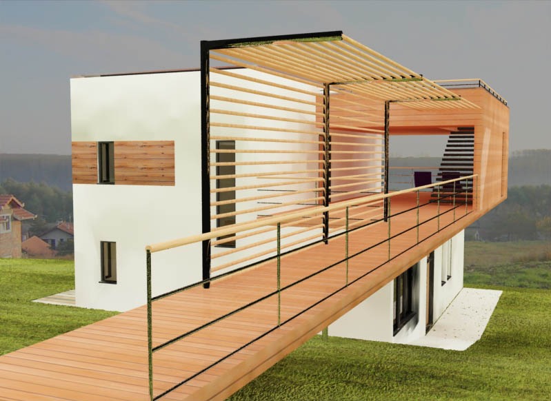 Architectural Home Design — "Real4D" — Novi Sad, Yugoslavia
