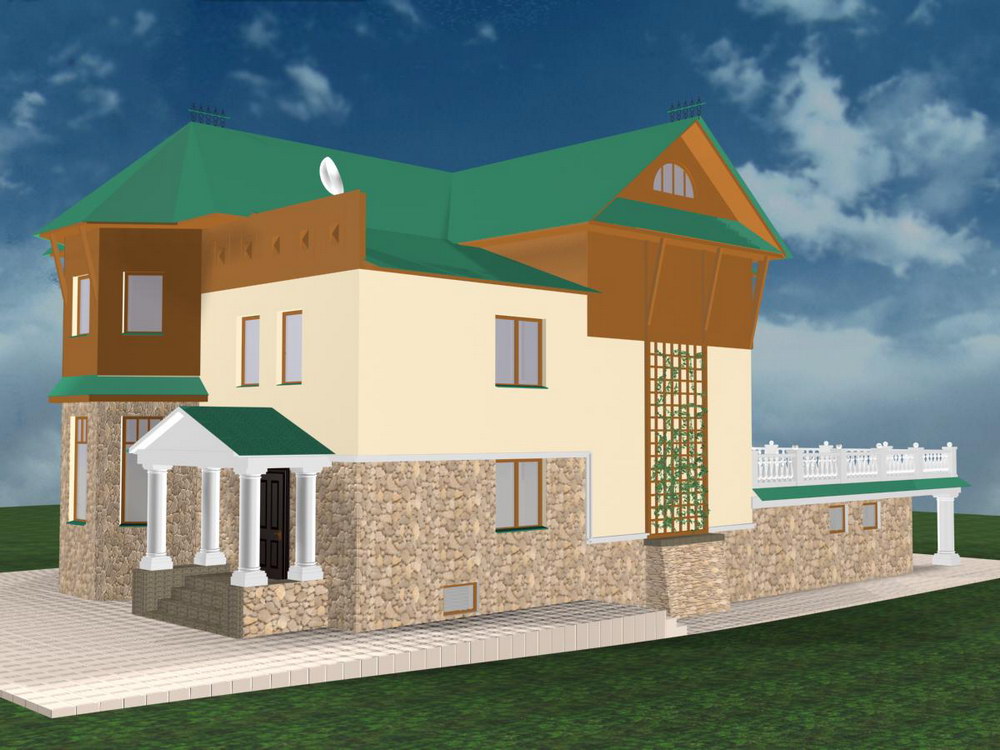 Architectural Home Design — Alexey Surin — Byisk, Russia