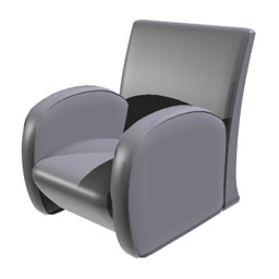 3D Armchair preview