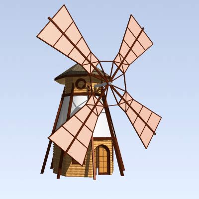 Mill 3D Model Preview #67fec74c