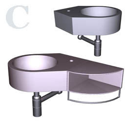 Washstand 3D Model Preview #7433148d