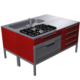 Gasoven 3D Model Preview #de2a1c6b