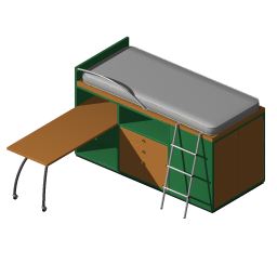 baby bed. 3D Model Preview #96bef260