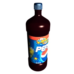 3D Pepsi Bottle preview