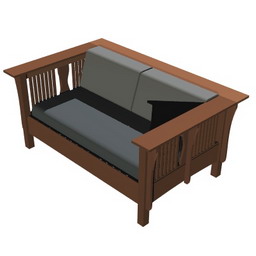 3D Sofa preview