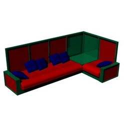 3D Sofa preview