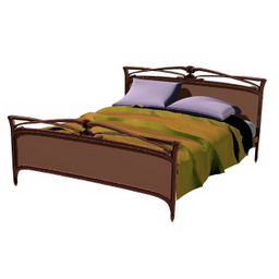 bed-letto-tut - 3D Model Preview #f4e5c59e
