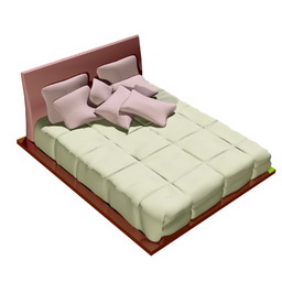  letto 3D Model Preview #2deebc36