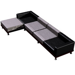 sofa dolcevitka 3D Model Preview #70f56b30