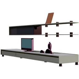 tv stand 3D Model Preview #87ab25d5