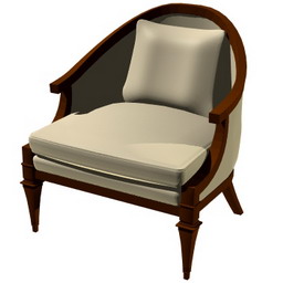 chair anibale 3D Model Preview #2be04547