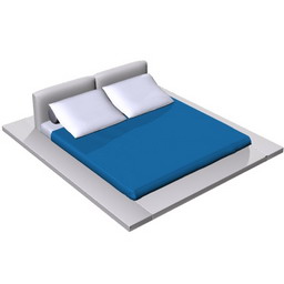 bed nonvertical 3D Model Preview #b8836946