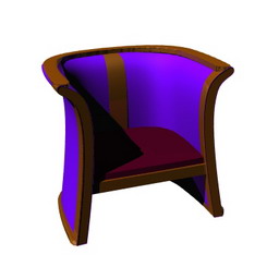 galo chair 3D Model Preview #27729935