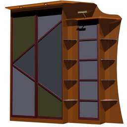 cupboard hall 3D Model Preview #ed08d9fd