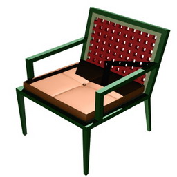 chair perfora 3D Model Preview #3009a7de
