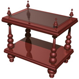 servir table 3D Model Preview #b16b8702
