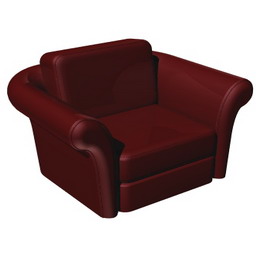 armchair tut 3D Model Preview #6f3ca1f3