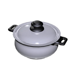 3D Saucepan preview