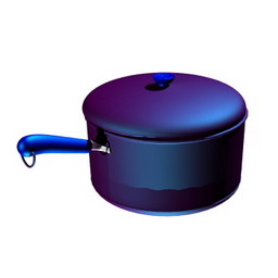 3D Saucepan preview