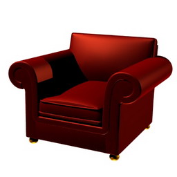 3D Armchair preview