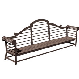 park bench 3D Model Preview #f161fa0a