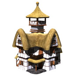 fairy house 3D Model Preview #0164935f