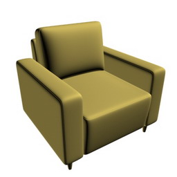 3D Armchair preview
