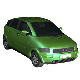 audi a2-car 3D Model Preview #7c1e15fc