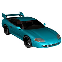 mitsubishi 3000 3D Model Preview #32faae34