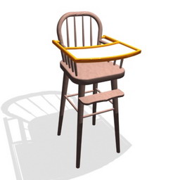 high-chair- 3d 3D Model Preview #bd5b290d