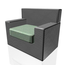 3D Armchair preview