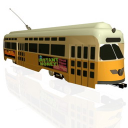 tramvay-pcc - 3D Model Preview #632c7ef2