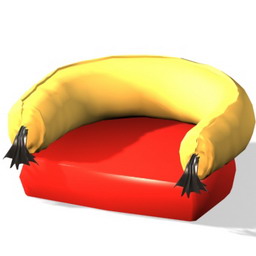 armchair-podkova02 - 3D Model Preview #9e0a64af