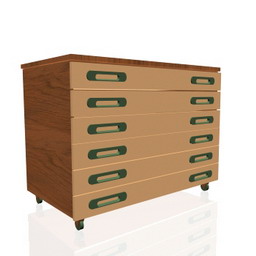drawer3 - 3D Model Preview #a854bc9b