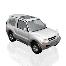 car micubshi-pajero 3D Model Preview #99a9f1ee