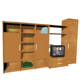 3D Cupboard preview