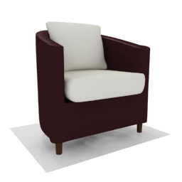 3D Armchair preview