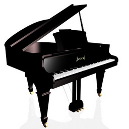 3D Piano preview