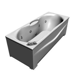 3D Bathtub preview
