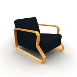 3D Armchair preview