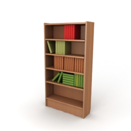 3D Bookcase preview