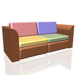 3D Sofa preview