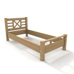 3D Bedframe preview