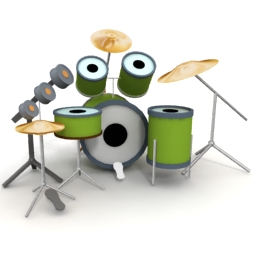 drumset - 3D Model Preview #c666f2c7
