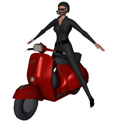 girl and 3D Model Preview #1cd11fb6