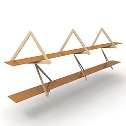 shelf-mensole tria 3D Model Preview #412a1092