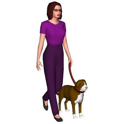 girl and 3D Model Preview #c1eab24c