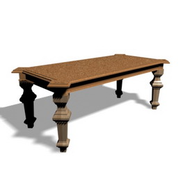 table tavolo 3D Model Preview #7422e336