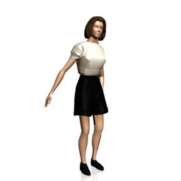 girl - 3D Model Preview #ad71306a